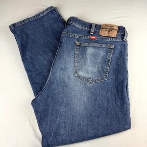 Wrangler Premium Quality Relaxed Fit Jeans Mens 42x29 Comfort Guaranteed‎